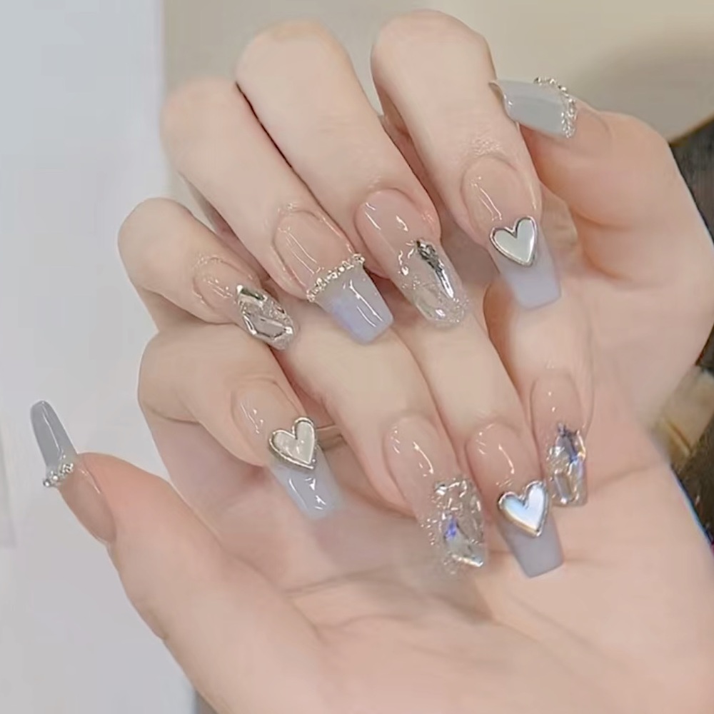 Girly Glam - Nail Junkie - full artificial nail set
